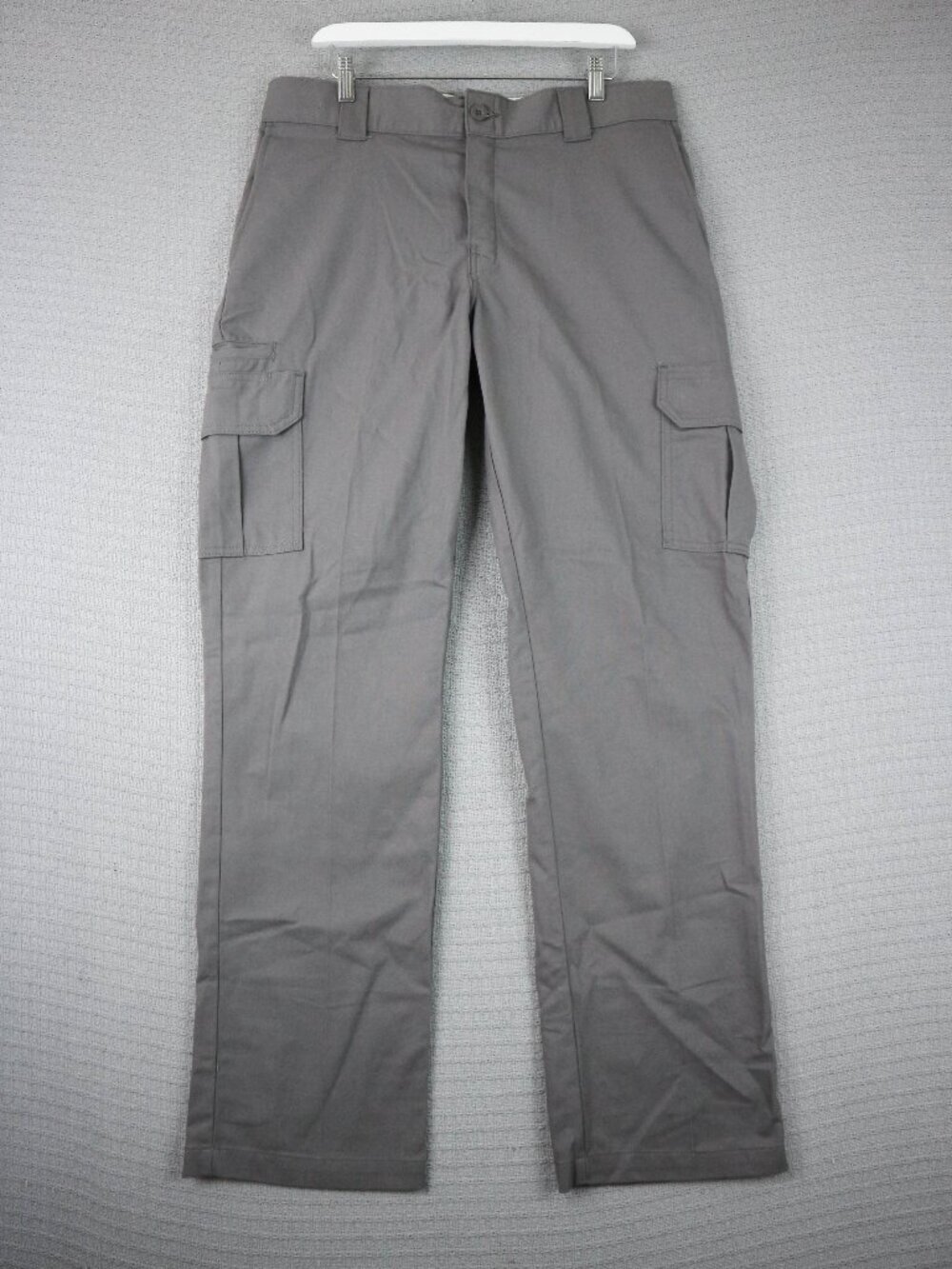 Dickies Regular fit Cargo Chino Pants Grey Straight Cut 34x34 Mens